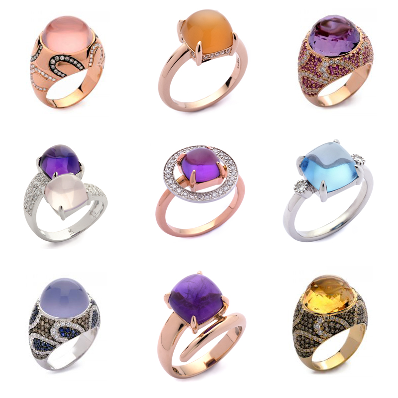 anillos con piedras preciosas
